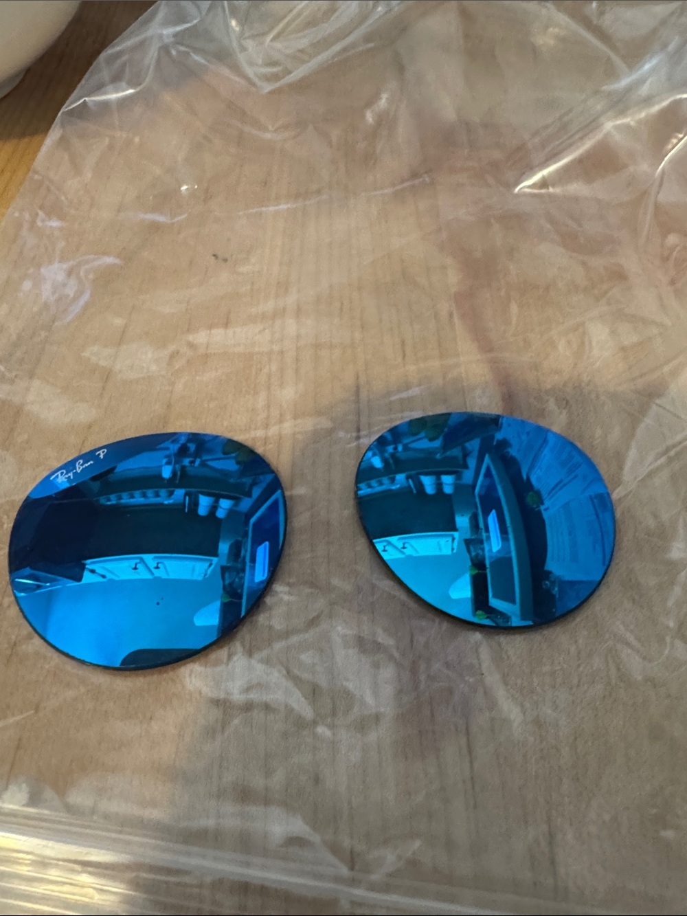 Blue Polarized Replacement Lenses - Ray-Ban